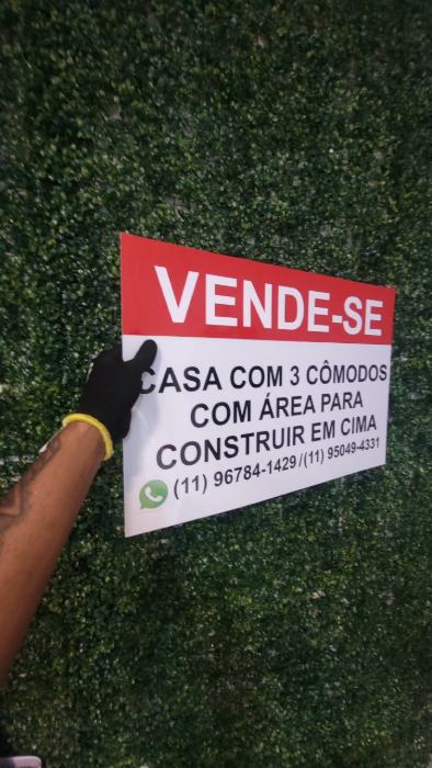 Placa de venda de imóvel