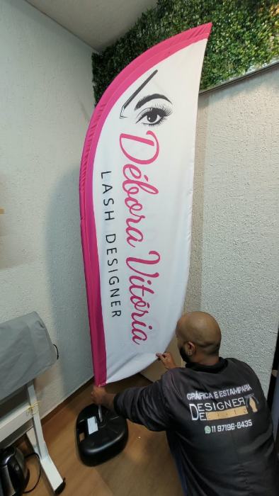 Wind banner para studio de beleza